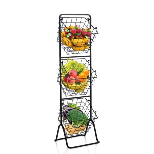 3-Tier Kitchen Storage Basket Organizer for Fruit